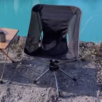 캠핑경량체어 스위블체어 회전의자 휴대용 접이식의자 피크닉 여행 낚시 등산체어 - 이미지 3