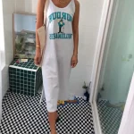 [국내 제작] 아토미 끈 원피스 여성 여름 뷔스티에 캐주얼 원피스 - 이미지 3