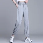 베이직 여성 츄리닝 트레이닝 바지 밴딩핏 조거 팬츠 S~L 3size 2컬러 - 이미지 5