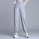 베이직 여성 츄리닝 트레이닝 바지 밴딩핏 조거 팬츠 S~L 3size 2컬러 - 이미지 4