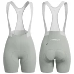 라메다 BETA+ Level 빕숏 라이딩복 2024SSZ243 여성용 아이보리 - 이미지 2