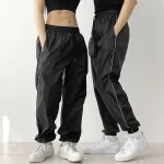 남여공용 파워부스터 땀복 런닝 다이어트 기능성 바람막이 트레이닝 바지 - 이미지 3