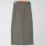 뒷밴딩 절개라인 트임 H라인 롱스커트 S,M 빠른배송 - 이미지 2