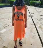 [국내 제작] 아토미 끈 원피스 여성 여름 뷔스티에 캐주얼 원피스 - 이미지 5