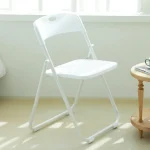 이지라이프 등받이 접이식 사각 의자 간이 보조 폴딩 체어 사무용 가정용 (새제품) - 이미지 3