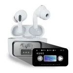 [블루투스 5.4] 바우아토 ANC 액정형 노이즈 캔슬링 무선 블루투스 5.4 이어폰 noise canceling wireless - 이미지 2