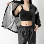 여성 파워부스터 땀복 런닝 다이어트 기능성 바람막이 트레이닝 집업