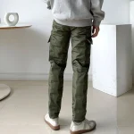 기모 남성 카고 패딩바지 겨울 조거팬츠 - 이미지 3