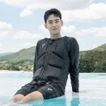 이츠라이프 유니섹스 슬림핏 구명조끼 부력 보조복 남녀공용 - 이미지 3