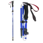 초경량 두랄루민 숏 롱 이중고정 튼튼한 하이킹 1+1 접이식 등산스틱 - 이미지 3