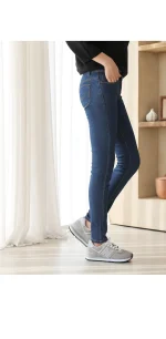 스포티한 슬림핏 스키니 데님팬츠 S~2XL 빠른배송 - 이미지 4