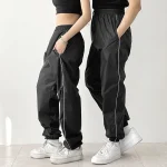 남여공용 파워부스터 땀복 런닝 다이어트 기능성 바람막이 트레이닝 바지 - 이미지 4