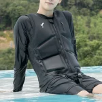 이츠라이프 유니섹스 슬림핏 구명조끼 부력 보조복 남녀공용 - 이미지 4