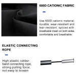 Widesea 캠핑 낚시 접이식 의자 관광 해변 긴 의자 편안한 접이식 레저 여행 가구 피크닉 - 이미지 5