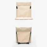 접이식 캠핑 의자 야외 가든 공원 싱글 레이지 의자 등바지형 쿠션 피크닉 캠핑 접이식 등받이 의자 비치 체어 - 이미지 5