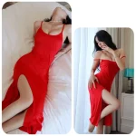 드레스 우아한 기질과 꽉 끼는 부드러운 캐미솔 점프 슈트 캐주얼 여성 드레스 여성 의류 정장 드레스 여성 - 이미지 3