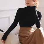 스타일아유 1+1+1(3종세트) 겨울 슬림 융단 따뜻한 무지 긴목폴라 티셔츠 긴팔티 기본 이너티 TS2278 - 이미지 3