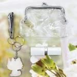 [현지배송]투명 수납 동전지갑 파우치 PVC 소재 선물 토트백 동전지갑 휴대용 미니 방수 화장품 보관 여행용 메이크업 가방 - 이미지 5