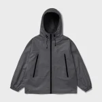 여자 바람막이 아노락 윈드브레이커 우븐 후디집업 재킷 고프코어 바람막이점퍼 - 이미지 2