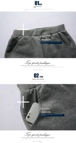 새로운 세트, 플러시하고 두꺼운 따뜻한 자수 가디건, 투피스 스포츠 슈트, 남성용 긴팔 바지, 니트 캐주얼 슈트 - 이미지 4