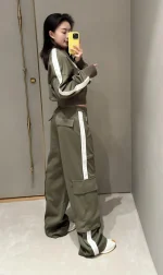 가을 겨울 트렌드 저지 여성 순면 100% 코리아 스트림 only one 신축성이 좋고 따뜻하게 단독으로 레이어드 only 데일리 신상 특가 아우 - 이미지 2