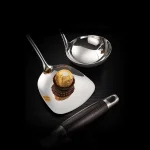 LFGB 인증서 316 스테인리스 스틸 뒤집개 세트, 길이 42cm, 단단한 로그 우드 손잡이, 요리 삽 스푼, - 이미지 6