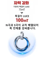 링형 큐빅 펜던트 목걸이 팬던트목걸이 사랑 목걸이 남자 펜던트 목걸이 - 이미지 3