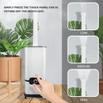 산업용 공기 초음파 가습기, 상업용 슈퍼마켓 야채 미스트 메이커, 안개 스프레이 가습기, 음소거, 16L, 100-240V - 이미지 3