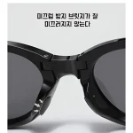 접이식 선글라스 캣츠아이 패션 아웃도어 선글라스 자외선 차단 선글라스 - 이미지 5