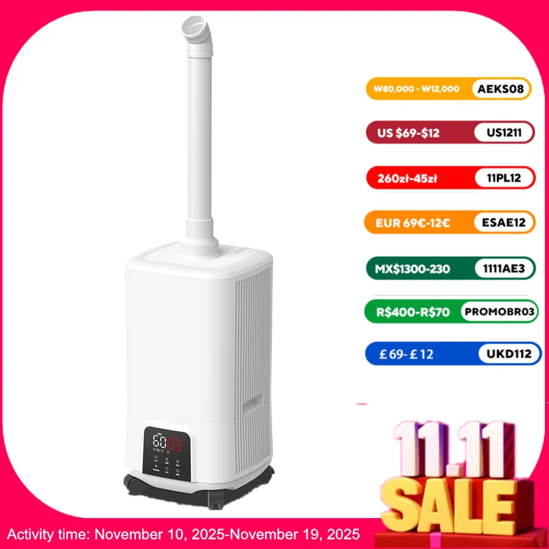 kf-S817c3c0547344761ae13642001c0f497X 18L 산업용 가습기-1000mL/H 채소 신선도 유지, 음식 가판대, 핫팟&매운 국물용, 상업용 등급 분무기 - 이미지 1