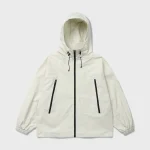 여자 바람막이 아노락 윈드브레이커 우븐 후디집업 재킷 고프코어 바람막이점퍼 - 이미지 4