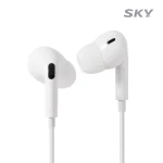 [1+1] 스카이 핏 레벨 인 C타입 커널형 인이어 갤럭시 아이폰 호환 스테레오 유선 이어폰 - 이미지 2