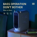 전기 히터 팬 휴대용 휴대용 데스크탑 저소비 가정용 사무실용 난방기 겨울용 손발 난로 500W - 이미지 2