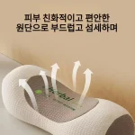1/1+1 성인 전용 편안한 수면 메밀 베개 원통 충전 목베개 한 쌍 메밀 껍데기 베개 목 보호 베개 - 이미지 3
