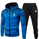 2025년 인기 남성 투피스 스포츠웨어 조깅복 후드티 지퍼 스웨트셔츠 가을 겨울 의류 - 이미지 5