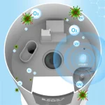 가정용 대용량 가습기, 짙은 안개, 지능형 바닥형 공기 정화 UV, 13L, 신제품 - 이미지 4