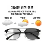 스마트 줌 돋보기 완성도 초경량 프레임 감광 변색 안티 블루라이트 돋보기패션안경 안경용품 투명뿔테안경 초경량 감광 변색 돋보기 근시안경 돋보기 - 이미지 2