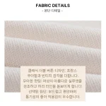 스타일아유 가을 겨울 프렌치 배색 리본 더블버튼 여성 긴팔 롱 원피스 키작녀코디 OP1922 - 이미지 5