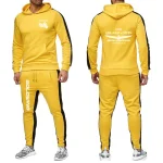 2024 Men Goldwing GL1800 Motocycles Tracksuit 까마귀 스웨터 및 스웨트 팬츠 2 피스 세트 러닝 봄 조깅 스포츠웨어 슈트 - 이미지 5