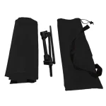 야외 해변 의자 등받이가있는 휴대용 접이식 바닥 좌석 경량 캠핑 의자 정원 공원 잔디 피크닉을위한 게으른 라운지 - 이미지 4