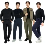아센티 겨울 남성 골프 패딩 스판 바지 작업복 등산복 방한 팬츠 409 - 이미지 2