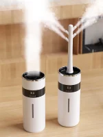 앱 제어 기능이 있는 18L 스마트 WiFi 가습기, 초저소음, 자동 습도 조절, 대형 공간 적용, 가정/사무실용 타이머 - 이미지 5