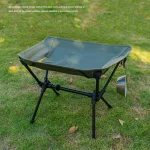 야외 캠핑용 문 체어 접이식 스툴, 휴대용 초경량 알루미늄 합금 낚시 스툴, 여행 바베큐 레저 스툴