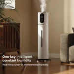 지능형 대용량 바닥 장착 가정용 가습기, 무소음 공기 살균 정화, 짙은 안개 전력, 8L
