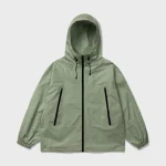 여자 바람막이 아노락 윈드브레이커 우븐 후디집업 재킷 고프코어 바람막이점퍼 - 이미지 5