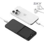 [1+1] 스카이 핏 레벨 인 C타입 커널형 인이어 갤럭시 아이폰 호환 스테레오 유선 이어폰 - 이미지 3