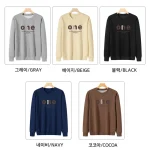 1+1(2장세트)스타일아유 여성용 맨투맨 빅사이즈 55~77 오버핏 가을겨울 ONE레터링 320G면질 긴팔 티셔츠 TS3798 - 이미지 5