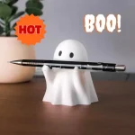 귀여운 유령 모양 만화 펜꽂이 만화 사무실 학교 가정용 창의적인 만화 문구 선물 만화 할로윈 테마 - 이미지 4