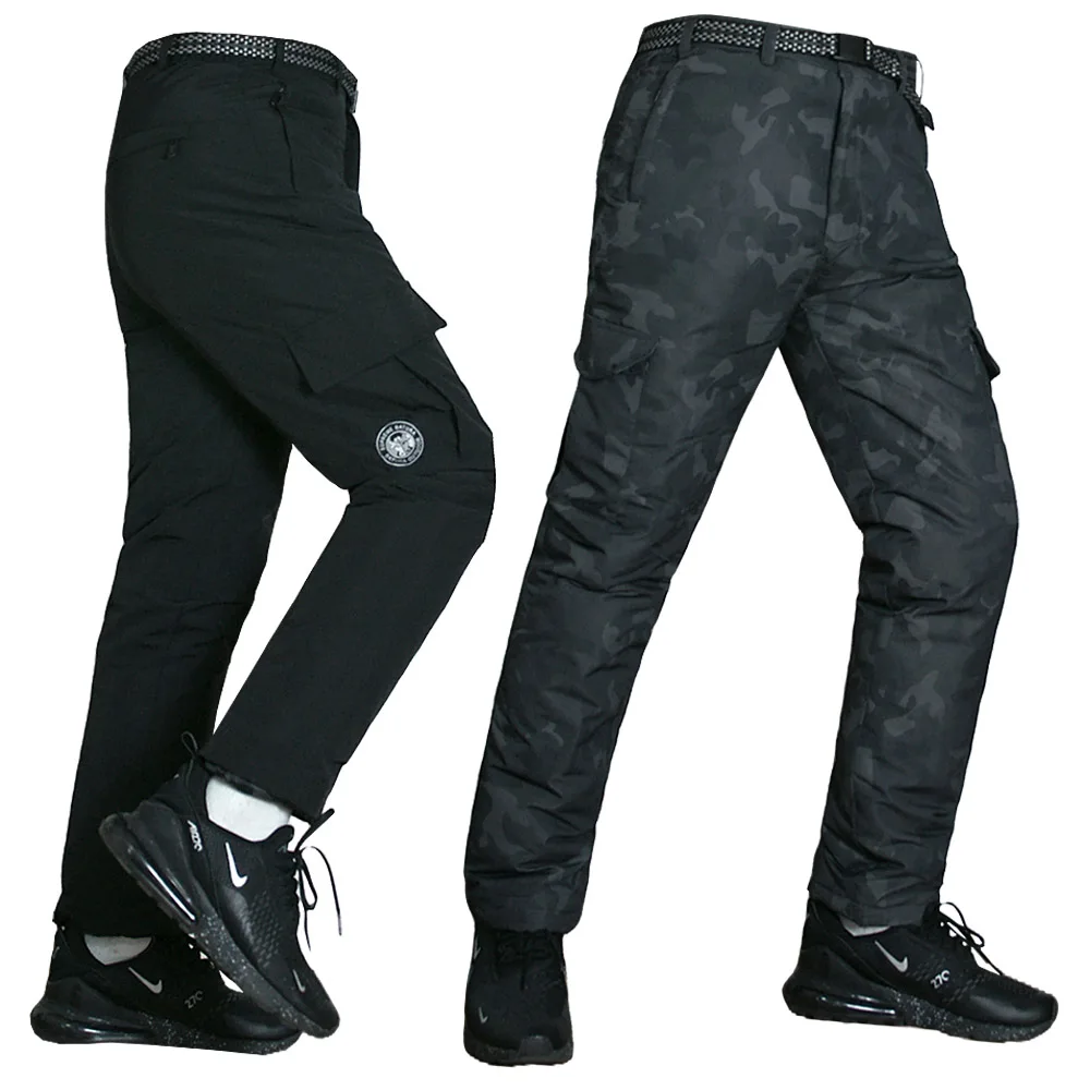 kf-Sda34bc50064743cc92834919a4cff2cbI Batura 오리털바지 덕다운 패딩팬츠 방수 카고 남성겨울 구스 거위털 방한 256 - 이미지 1