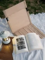 접이식 캠핑 의자 야외 정원 공원 단일 게으른 의자 등받이 쿠션 피크닉 캠핑 접이식 의자 비치 의자 - 이미지 3